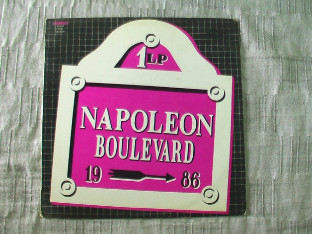 Napoleon Boulevard bakelit lemez