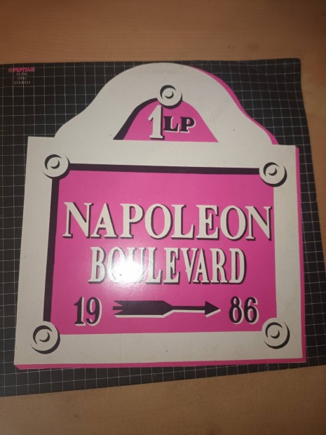 Napleon boulevard bakelit lemez