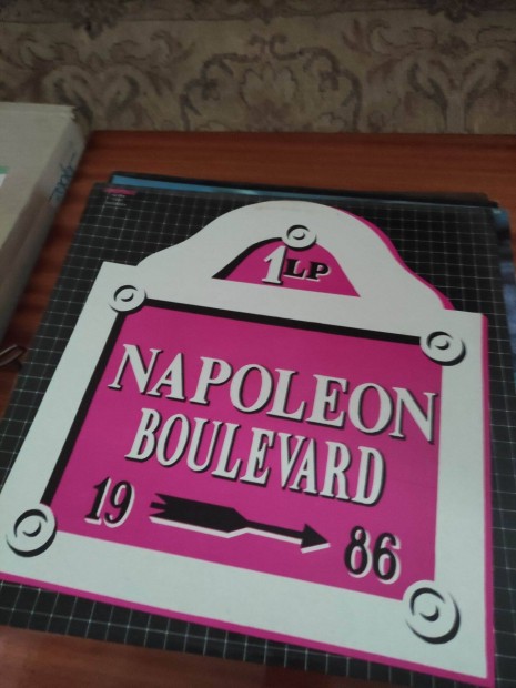 Napoleon boulevard bakelit lemez