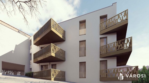 Nappali + 2 h�l�szob�s, nagy teraszos, lak�s (60+28,9 m)