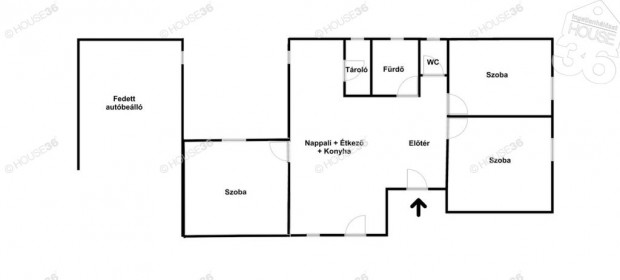 Nappali + 3 szob�s h�z elad� 2026-os �tad�ssal!