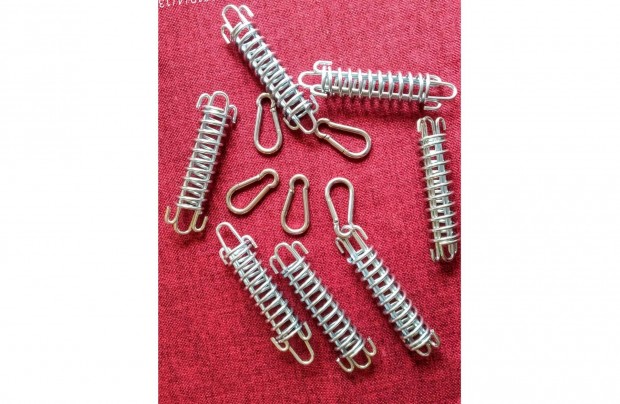 Napvitorla feszítő rugók szettben 4 darab rugó és 4 db karabiner +15 M