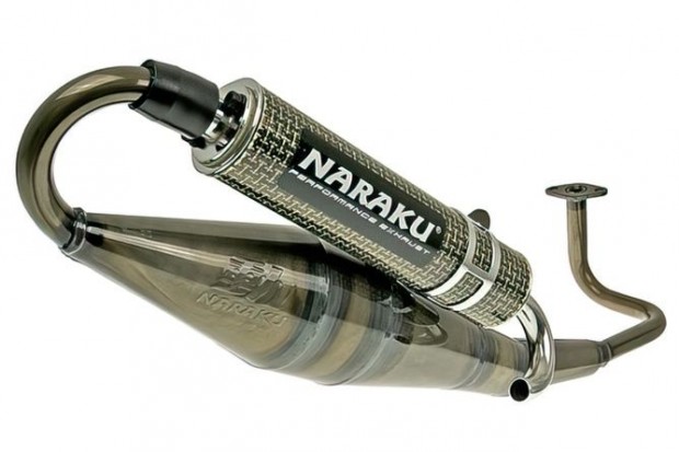 Naraku Kipufog� Crossover, GY6, tiszta fel�let, Aramid hangtomp�t�