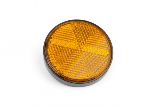 Narancss�rga 60mm-es prizm�s f�nyvisszaver� - M5 Peugeot Speedfight