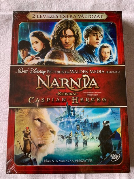 Narnia Caspian herceg, 2 lemezes, bontatlan DVD film