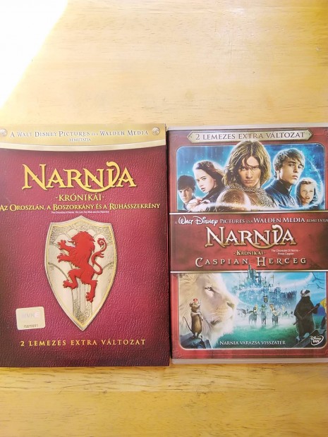 Narnia krniki 1-2 duplalemezes jszer dvd 