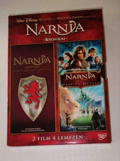 Narnia krniki 2 film 4 lemez dvd dszdobozban Disney 