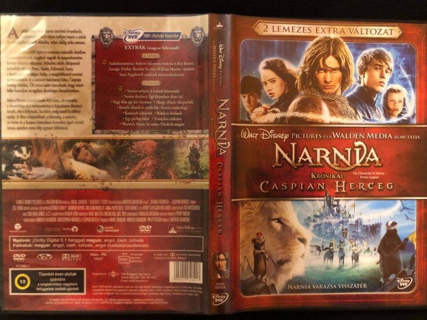 Narnia krniki Caspian herceg DVD (karcmentes, duplalemezes)