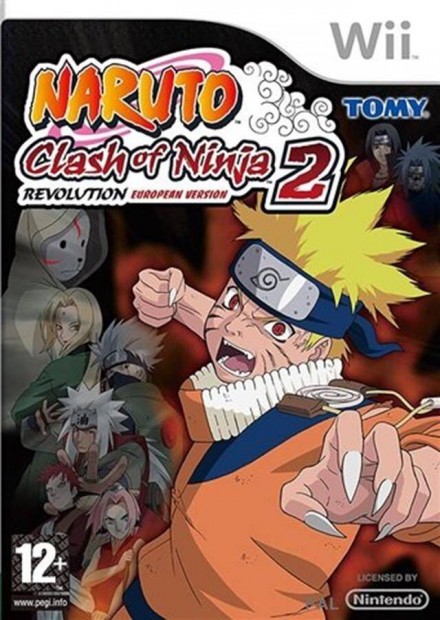 Naruto Clash Of Ninja Revolution 2 Nintendo Wii jtk