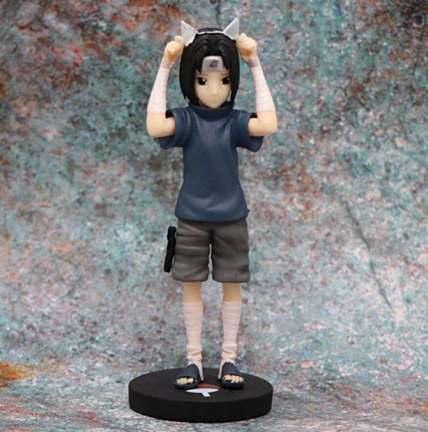 Naruto Itachi Uchiha figura cica tortadsz j 15cm szmlval kszleten