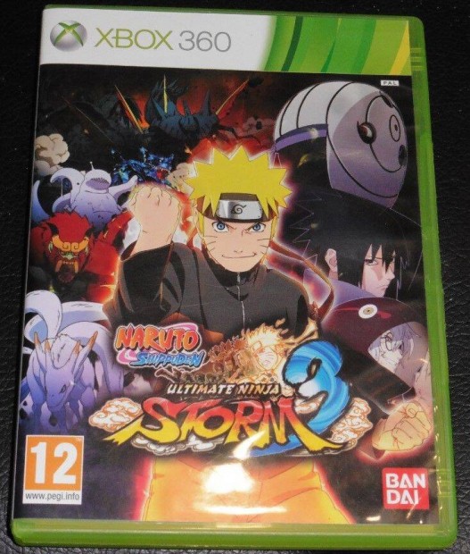 Naruto Shippuden Ultimate Ninja Storm 3. Gyri Xbox 360 Jtk akr fl