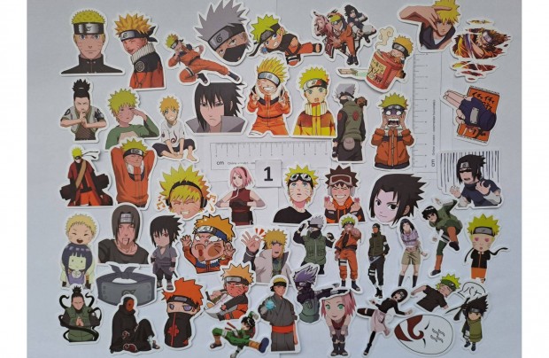 Naruto anime matrica 50 db 6 fle 4-6 cm j