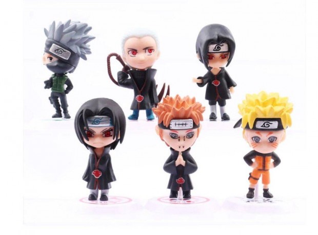 Naruto figura szett 6 db j szmlval