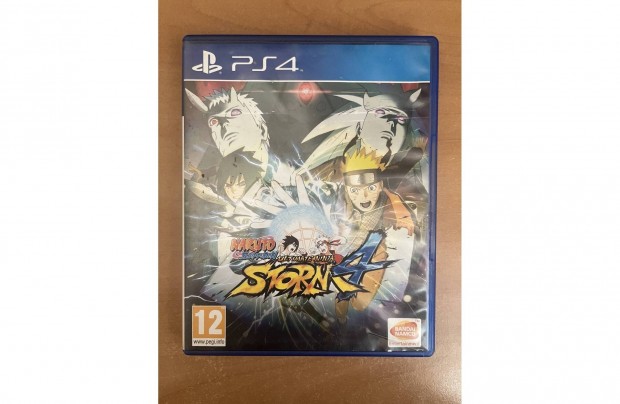 Naruto shippuden ultimate storm ninja 4 ps4-re elad!