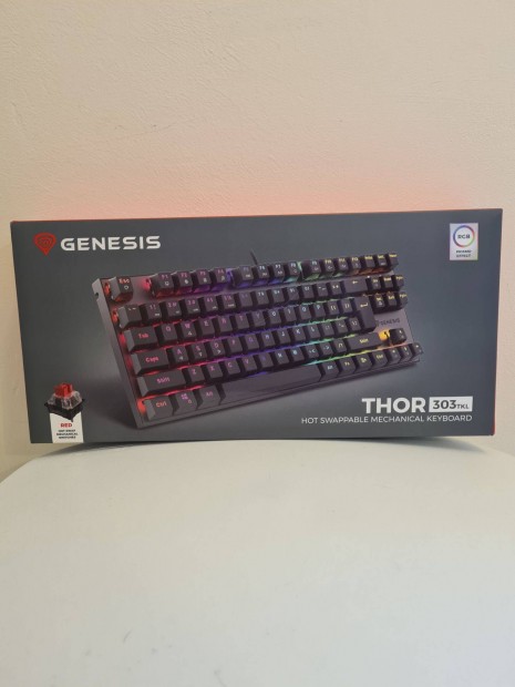 Natec Genesis Thor 303 Tkl gamer billentyzet