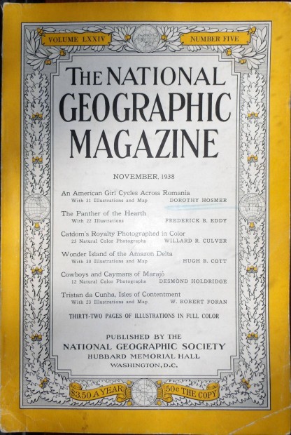 National Geographic 1938. november ktet