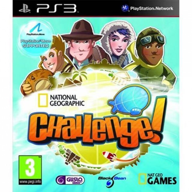 National Geographic Challenge eredeti Playstation 3 jtk