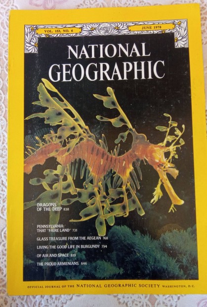 National Geographic magazin, angol nyelv 1978/6