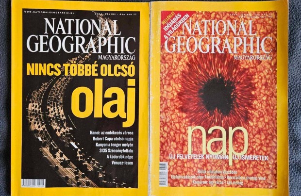 National Geographic magazinok 2004/6, 2004/7 szmok