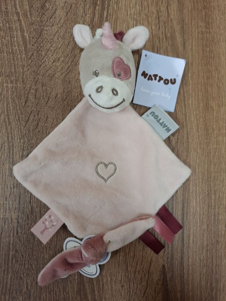 Nattou plüss szundikendő unikornis, OUTLET termék