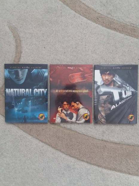 Natural City + 2009-A vgzetes mernylet+ Tube-Alagt a hallba (3DVD)