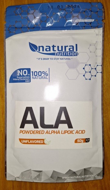 Natural Nutrition alfalipon-sav (ALA) por 50g