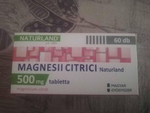 Naturland Magnesii Citrici 500 mg 60 db os
