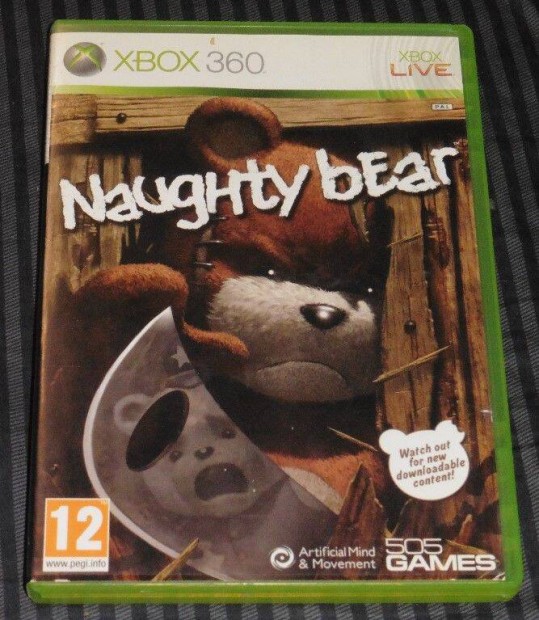 Naughty Bear Gyri Xbox 360 Jtk akr flron