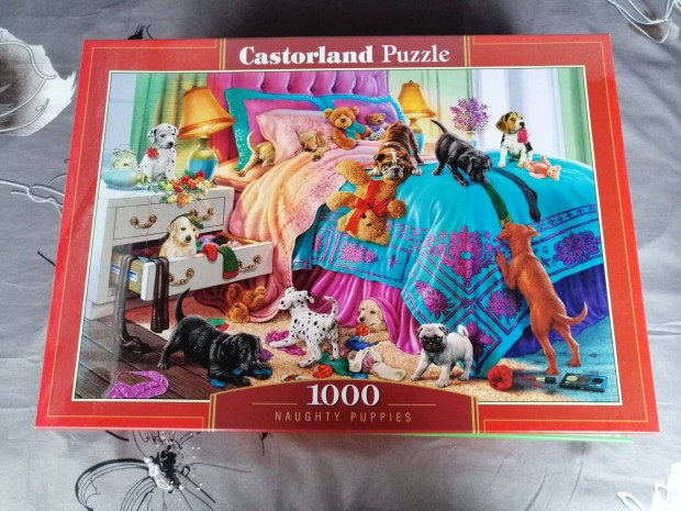 Naughty Puppies, Castorland Puzzle 1000 db