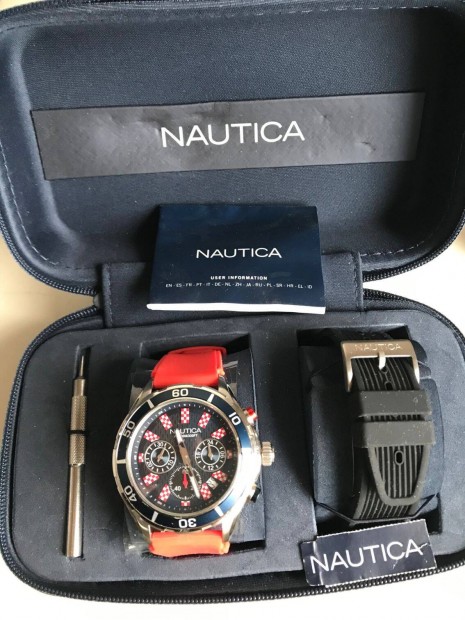 Nautica Accra Beach chronograph!Komplett szett!j!