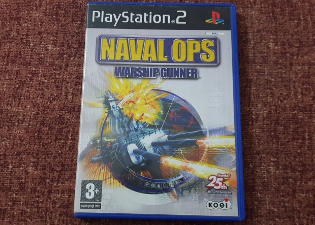 Naval Ops Warship Gunner Playstation 2 eredeti lemez ( 3000 Ft )