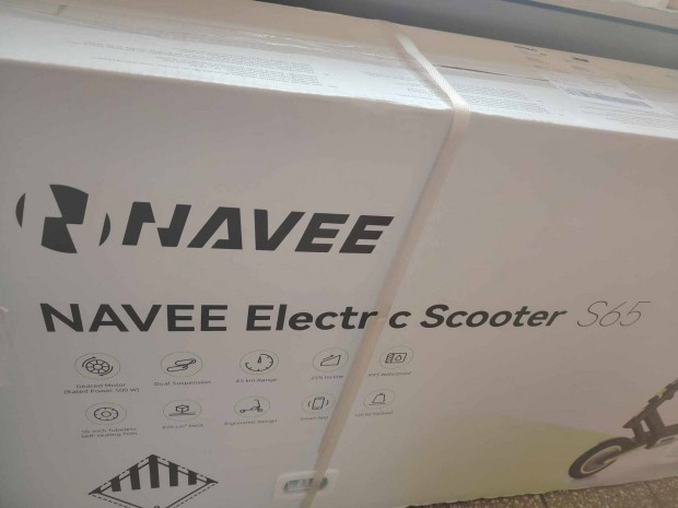 Navee S65 elektromos roller / 500W - 65km - 25 kmh/ - 3 v gari