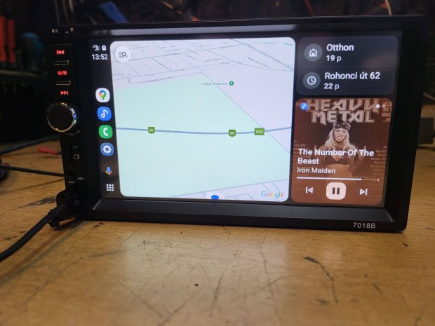 Navifly 2din 7" fejegysg (BT-usb-android auto/carplay)