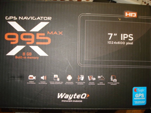 Navigci GPS Wayteq X995 Max