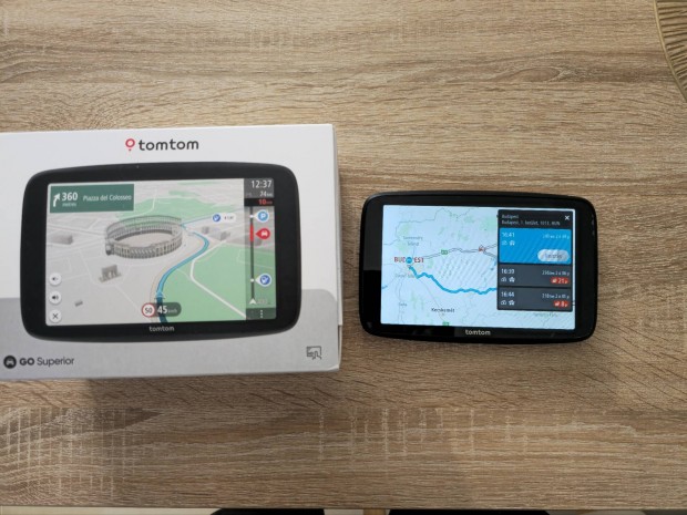 Navigci Tomtom Go Superior 7 GPS, Teljes Eurpa Trkppel 