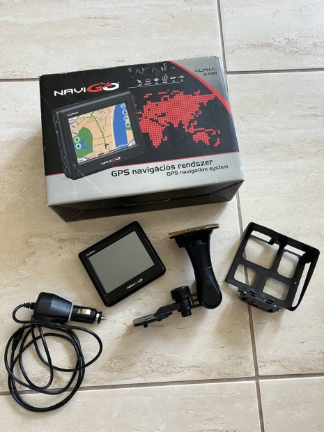 Navigo 3,5" GPS szoftverrel