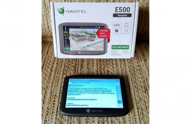 Navitel Navigator E500 GPS, lettartami Eurpa trkpfrisstssel