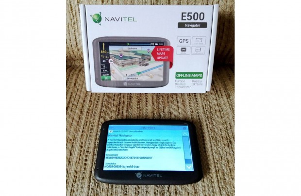 Navitel Navigator E500 GPS, élettartami Európa térképfrissítéssel