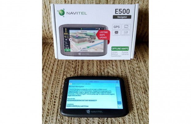 Navitel Navigator E500 GPS, élettartami Európa térképfrissítéssel