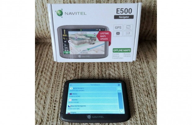 Navitel Navigator E500 GPS, lettartami Eurpa trkpfrisstssel