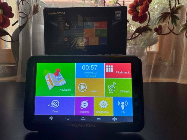 Navon A500 GPS android 5 aut�s navig�ci� igo Eur�pa t�rk�ppel