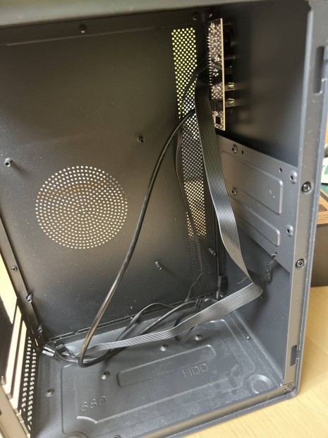 Nbase N3 Space matx számítógépház, fekete, táp nélkül