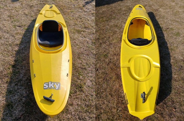 Necky Sky PE 1 fős kajak túrakajak akár felszerelve Bberény
