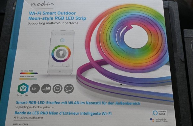 Nedis Smartlife RGB LED 5m szalag Neon stlus kltri Wi-Fi