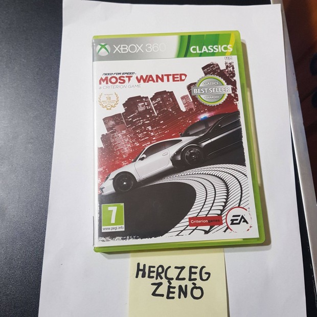 Need FOR Speed Mostwanted 2012 xbox360