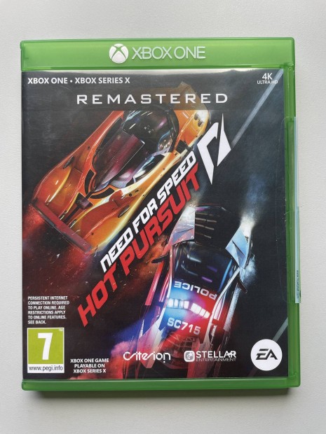 Need For Speed Hot Pursuit Remastered Xbox One / Xbox Series X