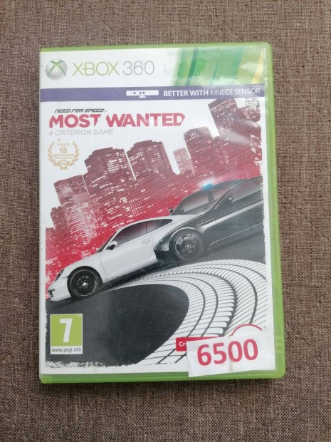 Need For Speed Most Wanted Xbox 360 jtk elad!