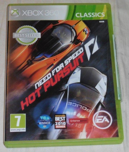 Need For Speed - Hot Pursuit Gyri Xbox 360 Jtk akr flron