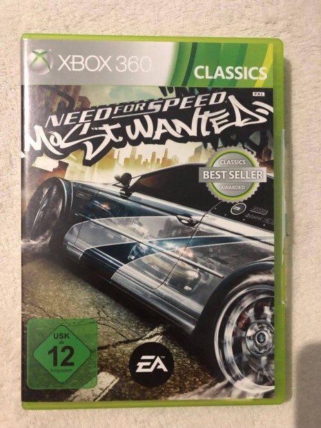 Need for Speed Most Wanted Xbox 360 nmet nyelv jtk