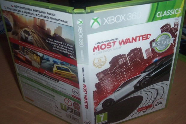 Need for Speed Most Wanted - xbox 360 konzolhoz eredeti jtklemez